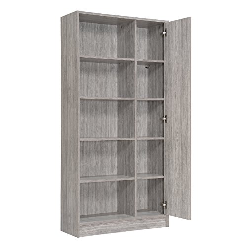 Christopher Knight Home Amelia Mid-Century Faux Wood Bookcase, Grey Oak Finish #TOP3