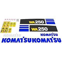 Pala Cargadora Komatsu Desconocido Juego Pegatinas Komatsu WA 250
