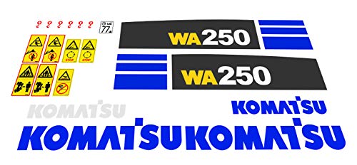 Desconocido Juego Pegatinas Komatsu WA 250 Desconocido Juego Pegatinas Komatsu WA 250