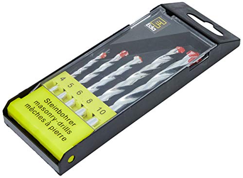 Brocas em jogo com 5 peças vidia, Eda, 2WO, Preto