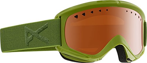 Anon Herren Snowboardbrille Helix Non Mirror, grasshole/amber, One Size, 10760101355