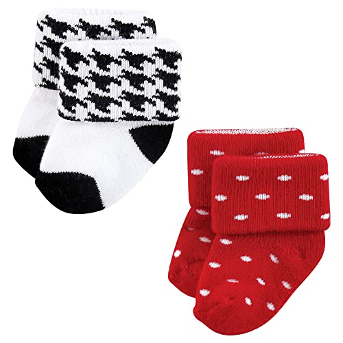 Image of Hudson Baby Baby 8-pack Cotton Rich Newborn and Terry Socks