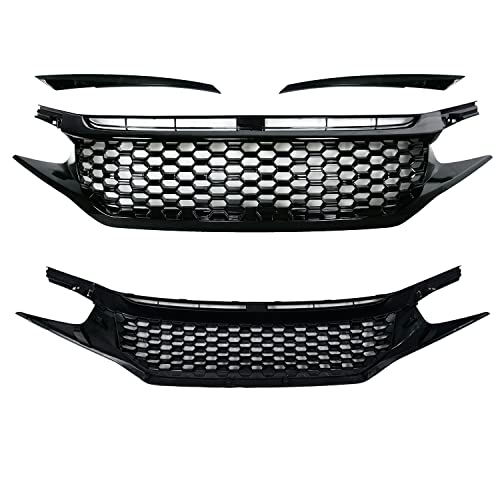 Grille avant calandre haut de gamme ajustement précis pour Civic 10e - 4