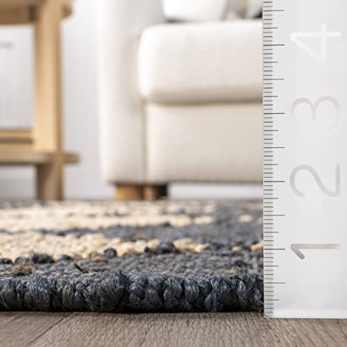 Rugs USA Livy Handmade Alfombra 182x91 cm Yute miniatura 2