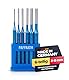 Paffrath® Splintentreiber Set 6-teilig (2–8 mm) – Durchschlag Set aus Chrom-Vanadium-Stahl – Präzise geschliffene Spitzen – Robuste, lackierte Schäfte – Made in Germany