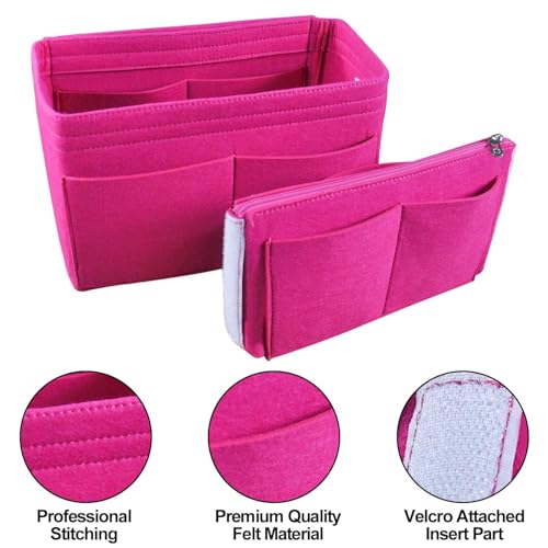 Image of Purse Organizer Insert, Handbag & Tote Organizer, Bag in Bag, Perfect for Speedy Neverfull and More