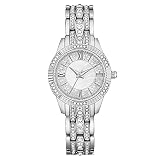 Orologi da donna orologi da donna con cinturino in metallo orologi da polso da donna, Argento, One Size
