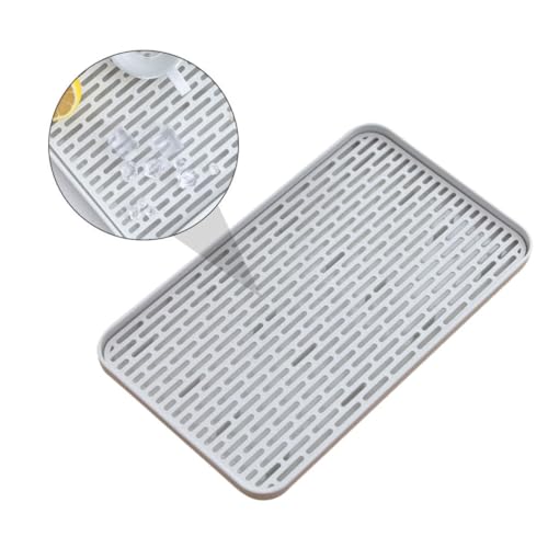 Bandeja escurridor de plástico PP de doble capa desmontable para vasos 4