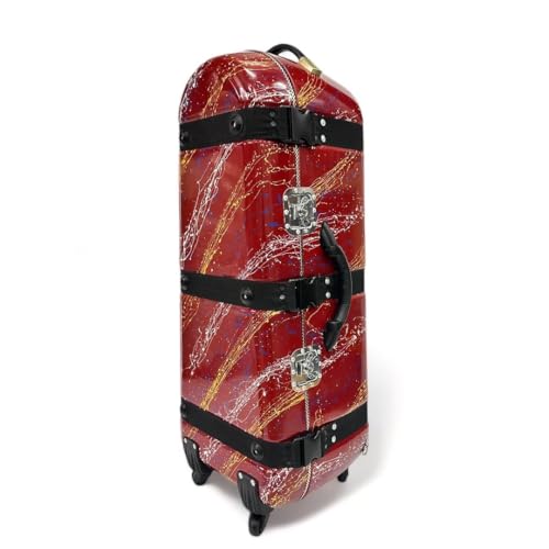 Image of MIRAJ MUSICAL Tabla Fiberglass Case 3 Set (red splash)