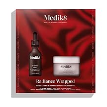 Medik8 Radiance Wrapped Kit - Vitamin C Serum for Face - Facial Cream for Women and Men - Hydrating Peptide Face Moisturizer - 2 pc