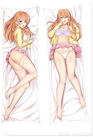 Home Goodnight Souryo To Majiwaru Shikiyoku No Yoru Ni 160cm 62 9in Japanese Textile Smooth Knit Pillowcover Amazon Ca Home