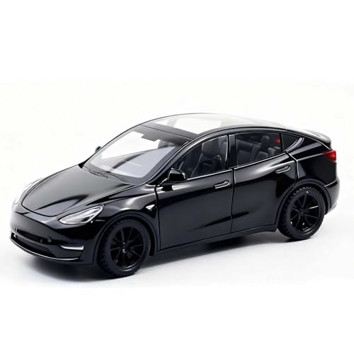 1/32 escala diecast tesla modelo y coche de juguete