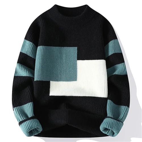 Men's Winter Casual Knitwear Sweater - Warm Pullover Male Outwear with Loose Fit Sweaters for Men3