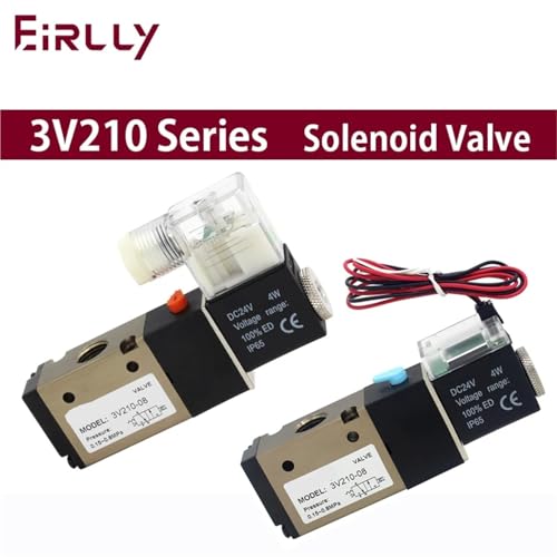Électrovanne pneumatique 3V210-08 24V CA pour commande de gaz - 3