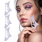 2025 New Eyeshadow Tool, 3Pcs Silicone Eyeshadow Assistant Eye Makeup Aid Tool, Quick Make-Up Eyeliner Stencil EyeShadow Applicator Tool Eyeliner Template for Women (Purple) -  ZiTour