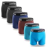 【 Ajuste perfecto】 Los boxer hombre son ajustados y elásticos, como una segunda piel. Las piernas de los calzoncillos hombre boxer no se frotan contra el cuerpo ni se enrollan hacia arriba. No importa cuánto te muevas, siempre estarán firmemente anclados en su lugar, por lo cual, gracias a los calzoncillos boxer hombre, te brindan la máxima libertad y comodidad durante los diferentes tipos de deportes y actividades físicas