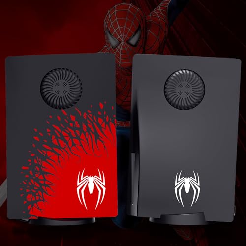 Image of New World For PS5 Faceplate with Cooling Vent,Faceplate Console Cover for PS5 Playstation 5 Disc Edition,- SPIDER-M-A-N