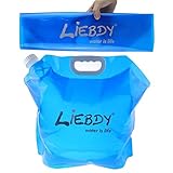 Klein & leicht - Deinen leeren Liebdy Wasserbehälter kannst du sehr platzsparend verstauen. Egal ob beim Wandern, Zelten, Festival, Grillen, Picknick oder Survivaltraining, das niedrige Leergewicht und die geringen Maße sind ideal für unterwegs.
