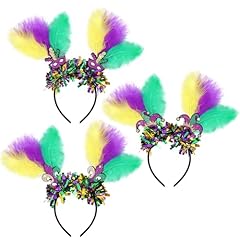 Mardi Gras Feather Headbands