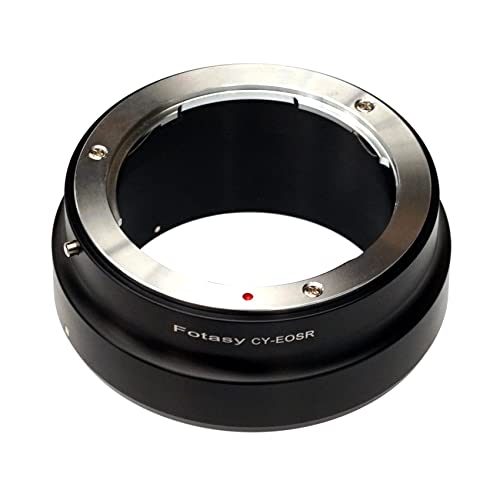 Fotasy Adaptador de objetivo Contax Yashica C/Y a montura Canon EOS RF, compatible con cámaras Canon EOS R RP Ra R3 R5 R6 R7 R10 miniatura 2