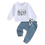 Cadeau : 2 tenues pour votre petit prince garçon. Un excellent cadeau pour un anniversaire, des festivals, des vacances, des congés ou une surprise quotidienne. Vêtements super doux et tendance pour garçons.
