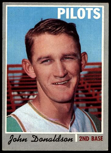 1970 Topps #418 John Donaldson Seattle Pilots (Baseball Card) EX Pilots