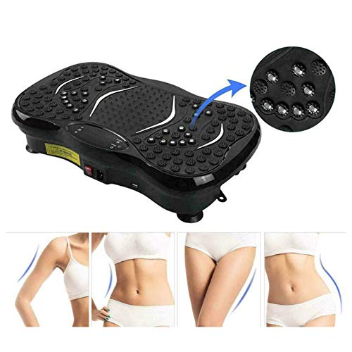 WSHA Fitness Vibration Plate Exercise Machine, Whole Body Vibration Platform, 180 Speed Levels, Max User Weight 330lbs