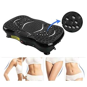 Fitness Vibration Plate Exercise Machine, Whole Body Vibration Platform, 180 Speed Levels, Max User Weight 330lbs