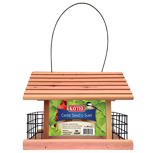 Kaytee Cedar Seed and Suet Feeder by Kaytee - Used condition - US$22.74