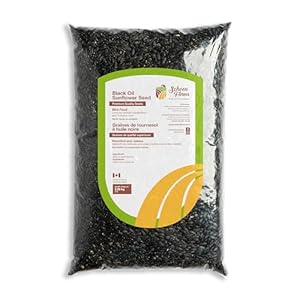 Schoen Farms Black Oil Sunflower Seeds – 2.27 kg Bag – Wild Bird Food for Chickadees, Cardinals, Jays & Finches – Grown in Canada