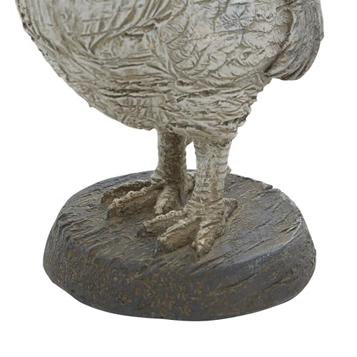 Deco-79-Polystone-Rooster-Decorative-Sculpture-Home-Decor-Statue-Accent-Figurine-8-x-5-x-12-White Deco 79 Polystone Rooster Decorative Sculpture Home Decor Statue Accent Figurine 8 x 5 x 12 White
