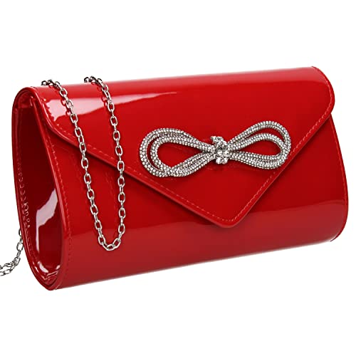 SwankySwans Damen Eloise Clutch-Tasche, rot