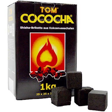 Tom Cococha - Carbón para cachimba (1 kg), Color Amarillo Cover