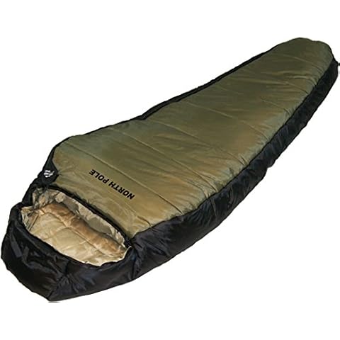 Explorer Mumienschlafsack North Pole Winter -21°C Zelt Camping Schlafsack 220 x 80 x 55 cm Outdoor Cover