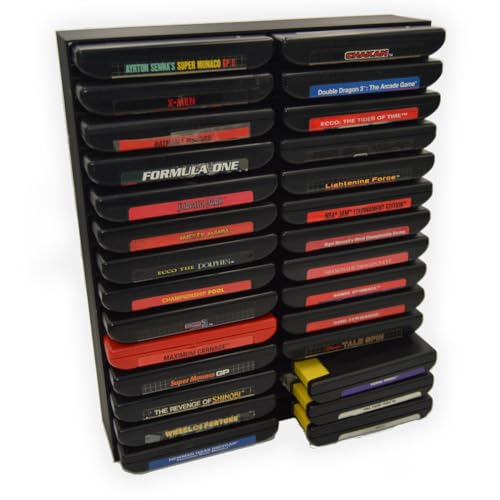 R2D3 Rack display for SEGA Genesis/MegaDrive GEN MD games (Holds 28 games)