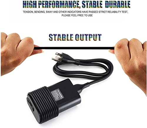 Image of Dell Original 90W USB Type C(USB-C) AC Power Adapter for XPS 13，Precision 3540,Latitude 3400,3500, 5289,5300 2in1,7400 2in1,7300, 7390 2in1, 7200 2in1,5400,0TDK33 (Include Power Cord)