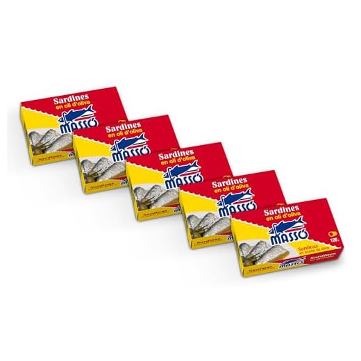 Sardinas en aceite de oliva 120g - 5 unidades