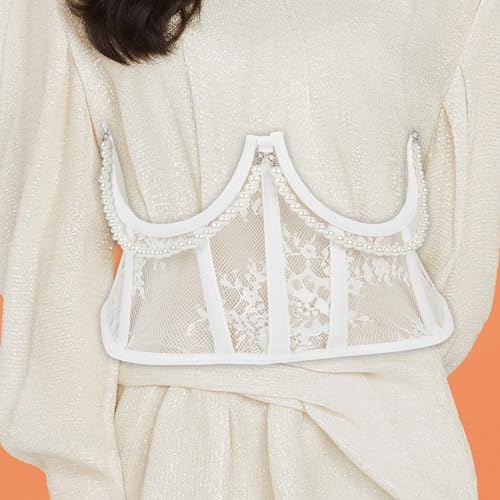 Ceinture corset en dentelle de créateur pour femme moderne - 5