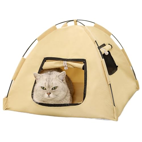 Exterior para Gatos - Casa para Mascotas Plegable para Exteriores | Portátil Impermeable para Viaje Jardín Verano Camping Patio