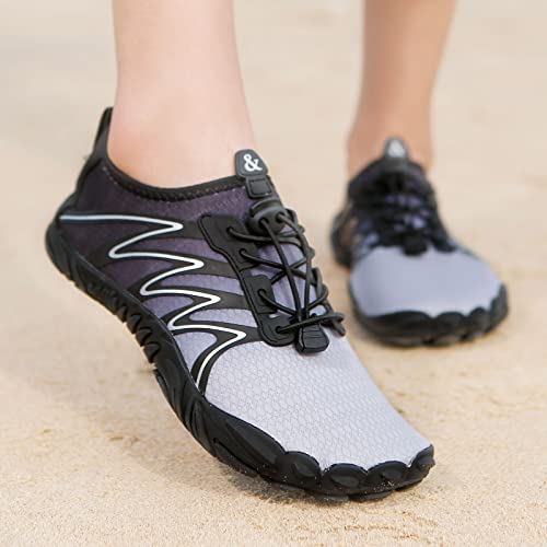 Image of ziitop Water Shoes for Men Women Beach Barefoot Swim Rock Climbing Pool Shoes Socks, Anti-Slip Breathable Quick Dry Lightweight Slip-on, Outdoor Sport Hiking Walking Boating Fishing Diving Surfing