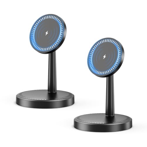 Wtuhu 2-Pack Magnetic Wireless Charger Stand Review
