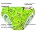 ImseVimse, Badehose für Babys, Schwimmwindel S -6-8kg Grüne Fische