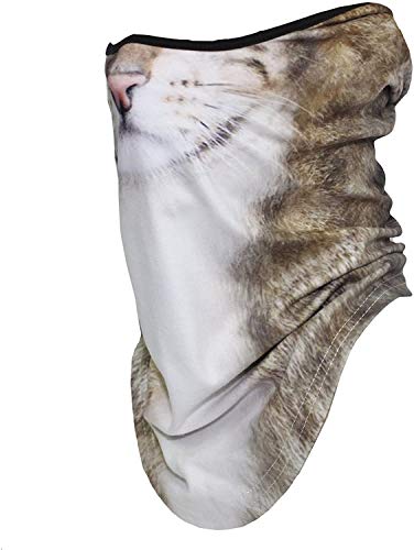 Alleshaw 3D Animal Ski Neck Gaiter Balaclava Face Mask Anti-Uv Windproof Face Mask Scarf For Ski Halloween Motorcycle Cycling Hiking(68) #TOP2