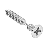 helix piercing 925 silber ring Marke: Piersando. Stückzahl: 1 Stück. Material: 316 L Chirurgenstahl. Durchmesser: 1,2 mm. Steglänge: 6 mm. Hinweis: Dieser Schmuck hat einen Schraubverschluß. Farbe: Silber / Gold / Schwarz