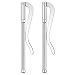 WUTA Spring Money Clip Bar Nickle Plate Wallet Leather Craft Tools Pack of 2