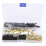 [Diseño amigable para la pared] Con un diseño de doble agujero sin costuras, estas perchas aseguran firmemente sus imágenes sin dañar las paredes. Los dientes se agarran firmemente para sostener los marcos en su lugar, mientras que los bordes lisos evitan rasguños o marcas manteniendo sus paredes prístinas y sus decoraciones seguras.