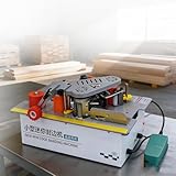 SIEEOUR Kantenanleimmaschine 1200w, Holzverarbeitung Kantenbänder, Einstellbare Geschwindigkeit 0–6 M/Min, Für Gerade Und Kurvige Kanten 10–40mm, Holz Pvc Material, Für Möbelproduktion