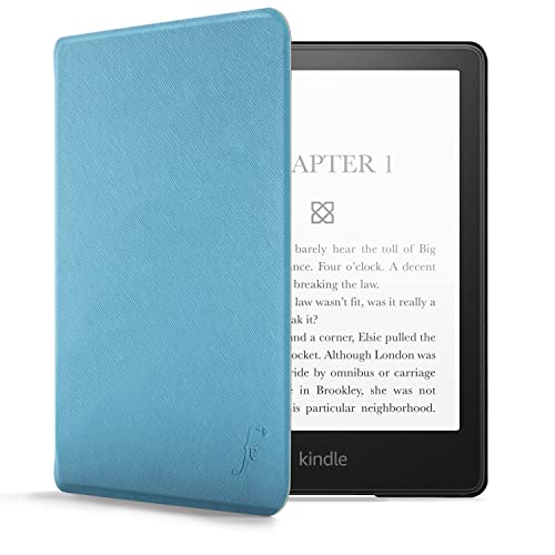 FOREFRONT CASES Cover for Kindle Paperwhite 2021 - Lightweight Kindle Paperwhite Case - Sky Blue - Slim & Light, Smart Auto Sleep-Wake, Kindle Paperwhite 6.8" (11th Generation - 2021) Case, Cover