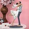 TIED RIBBONS Valentine Gift for Girlfriend Boyfriend Husband Wife Girls Boys Romantic Love Kissing Couple Statue…
