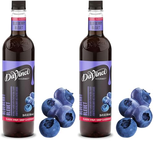 Image of DaVinci Gourmet Classic Blueberry Syrup, 25.4 Fl Oz (Pack of 2)